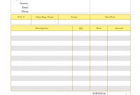 Construction Invoice Template within General Contractor Invoice Template