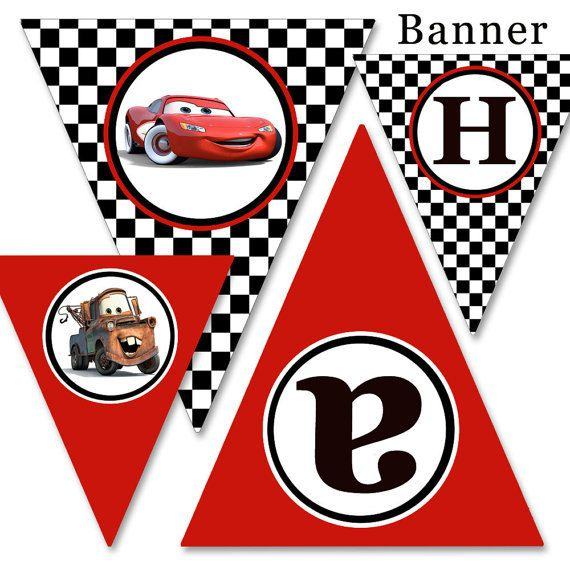 Diy Printable Cars, Cars 2 Party Happy Birthday Banner + throughout Cars Birthday Banner Template
