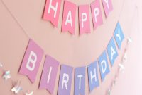 Download And Assemble An Ombre Printable Birthday Banner in Diy Birthday Banner Template