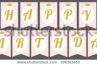 Druckbare Vorlagenflags. Cute Pennant Banner Als Stock with Free Printable Happy Birthday Banner Templates