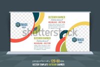 Dynamic Business Theme Outdoor Banner Design Stock Vector inside Outdoor Banner Template