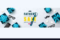 Father S Day Sale Template Banner With Tie regarding Tie Banner Template