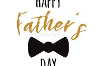 Fathers Day Banner Design With Lettering, Black Bow Tie pertaining to Tie Banner Template