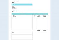 Free Accounting Service Invoice intended for Invoice Template For Pages