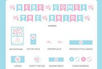 Free Bridal Shower Party Printables From Love Party within Free Bridal Shower Banner Template