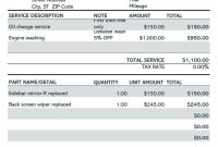 Free Car (Vehicle) Repair Receipt Templates (Word | Pdf) intended for Garage Repair Invoice Template