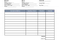 Free Cleaning (Housekeeping) Invoice Template - Word | Pdf throughout House Cleaning Invoice Template Free