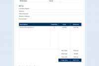 Free Cleaning Service Invoice | Invoice Template, Templates for House Cleaning Invoice Template Free