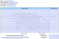 Free Delivery Invoice Template | Pdf | Word | Excel pertaining to Veterinary Invoice Template