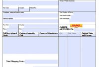 Free Dhl Commercial Invoice Template | Pdf | Word | Excel intended for Commercial Invoice Template Word Doc