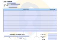 Free Doctor (Physician) Invoice Template | Pdf | Word | Excel inside Doctors Invoice Template