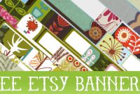 Free Etsy Banners – Pack 4 | Starsunflower Studio Blog with Free Etsy Banner Template
