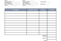 Free Freelance (Independent Contractor) Invoice Template regarding 1099 Invoice Template