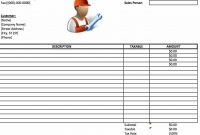 Free Handyman Invoice Template | Pdf | Word | Excel throughout Maintenance Invoice Template Free