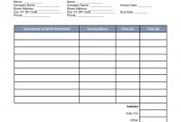 Free Hvac Invoice Template – Word | Pdf | Eforms – Free for Hvac Invoices Templates