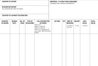Free International Commercial Invoice Templates - Pdf in International Shipping Invoice Template