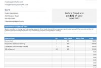 Free Invoice Template For Contractors | Fieldpulse for Contractors Invoices Free Templates