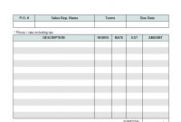 Free Invoice Template For Hours Worked – 20 Results Found inside Invoice Template For Work Done