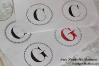 Free Printable Banner Templates: Alphabet With Different pertaining to Letter Templates For Banners