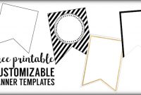 Free Printable Banner Templates {Blank Banners} | Paper for Diy Banner Template Free