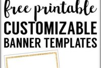 Free Printable Banner Templates {Blank Banners} | Paper for Printable Banners Templates Free