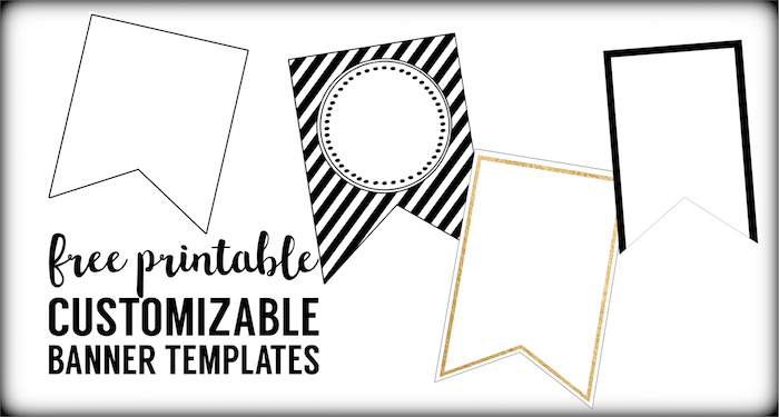 Free Printable Banner Templates {Blank Banners} | Paper regarding Free Printable Banner Templates For Word