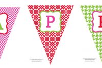 Free Printable: Happy Birthday Banner – Anders Ruff Custom intended for Free Printable Party Banner Templates