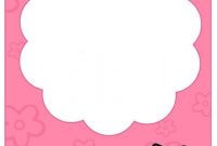 Free Printable Hello Kitty Baby Shower Invitation Template with regard to Hello Kitty Birthday Banner Template Free