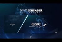 Free Professional Gaming Twitter Header Psd Template 2017 regarding Twitter Banner Template Psd