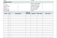 Free Proforma Invoice Template – Download for Proforma Invoice Template India
