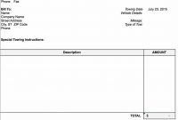 Free Towing Service Invoice Template | Pdf | Word | Excel inside Car Service Invoice Template Free Download