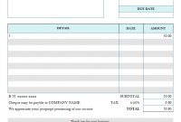 Freelance Writer Invoice in How To Write A Invoice Template