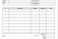 Freight Invoice Template – Invoice Manager For Excel in Trucking Company Invoice Template
