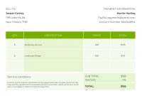 Gardening Invoice Template | Visme with regard to Gardening Invoice Template
