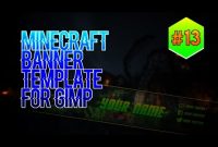 [Gimp] Youtube Banner Template #13 – Minecraft (New Style) for Youtube Banner Template Gimp