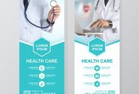 Healthcare And Medical Roll Up Design, Standee And Banner within Medical Banner Template