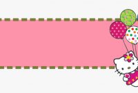Hello Kitty Banner Template – Frame Hello Kitty Png inside Hello Kitty Banner Template