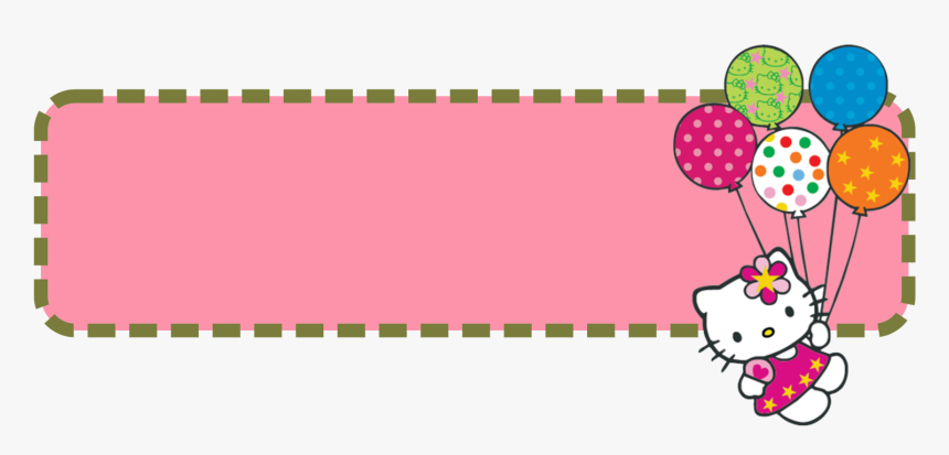 Hello Kitty Banner Template - Frame Hello Kitty Png inside Hello Kitty Banner Template