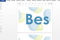 How To Create Best Wishes Banner Using Ms Word inside Microsoft Word Banner Template