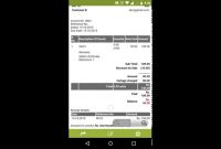 How To Create Invoice In Book Keeper Android pertaining to Invoice Template Android
