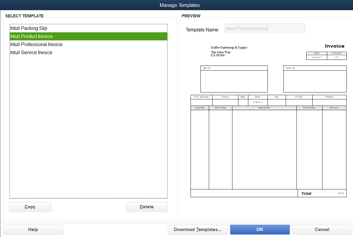 How To Customize Invoice Templates In Quickbooks Pro in Custom Quickbooks Invoice Templates