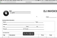 How To Make A Disc Jockey (Dj) Invoice | Excel | Word | Pdf in Invoice Template For Dj Services