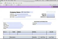 How To Make An Auto Repair Invoice | Excel | Pdf | Word intended for Auto Repair Invoice Template Word