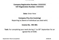 How To Write An Invoice | Funding Invoice for Written Invoice Template