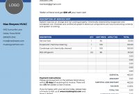 Hvac Invoice Templates – Free! In 2020 | Invoice Template inside Air Conditioning Invoice Template