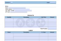 Hvac Service Invoice Template – Onlineinvoice in Hvac Invoices Templates