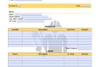 Independent Contractor (1099) Invoice Template within 1099 Invoice Template