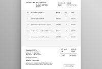 Invoice Creative Modern Invoice Template Design with Cool Invoice Template Free