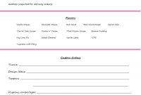 Invoice/order Form Setup | Cake Order Forms, Invoice within Bakery Invoice Template