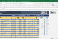 Invoice Register Excel Template Sample Spreadsheet For All in Invoice Register Template